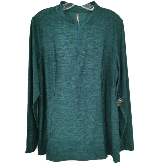 Torrid NWT Women's 2X Green Athletic Long Swim Top